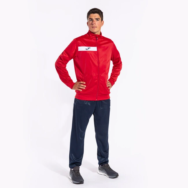 COLUMBUS TRACKSUIT RED NAVY L