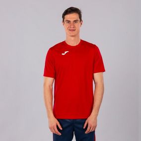 T-SHIRT COMBI RED S/S piros L