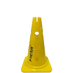 Training Cones with Holes & Slit Yellow 30cm